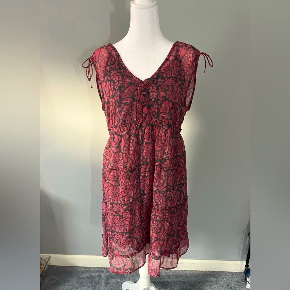 American eagle outfitters midi dress with separate grey dress underneath.